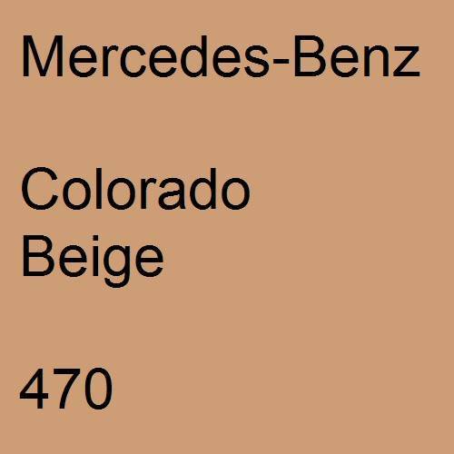 Mercedes-Benz, Colorado Beige, 470.